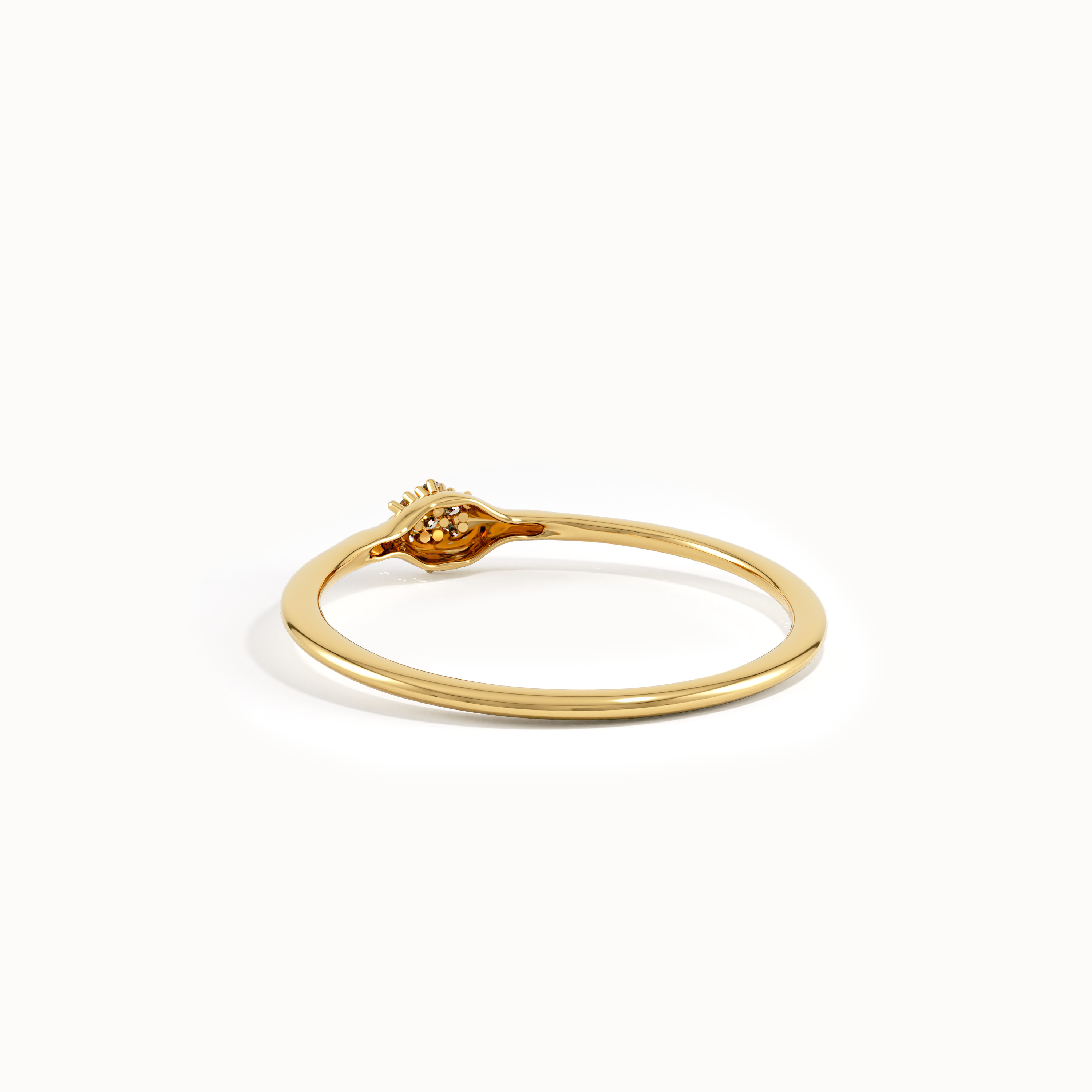 Minimalist Lab Diamond Pinky Ring - BRENNMORE 