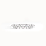 Bezel Lab Diamond Stackable Ring for Women - BRENNMORE