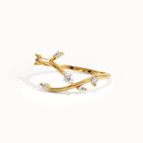 Lab Diamond Twig Ring for Women - BRENNMORE