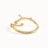 Lab Diamond Twig Ring for Women