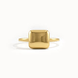 Square Dome Pinky Ring for Women