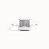 Square Dome Pinky Ring for Women