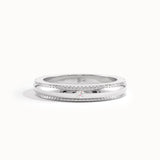 Solo Lab Diamond Wedding Band in 14k Gold - BRENNMORE