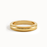 Solo Lab Diamond Wedding Band in Gold - BRENNMORE 