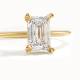 Emerald Cut Lab Diamond Engagement Ring