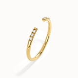 Open Band Pave Wedding Ring - BRENNMORE