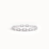 14k Gold Chain Stacking Ring for Women
