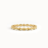 14K Solid Gold Stacking Ring for Women - BRENNMORE