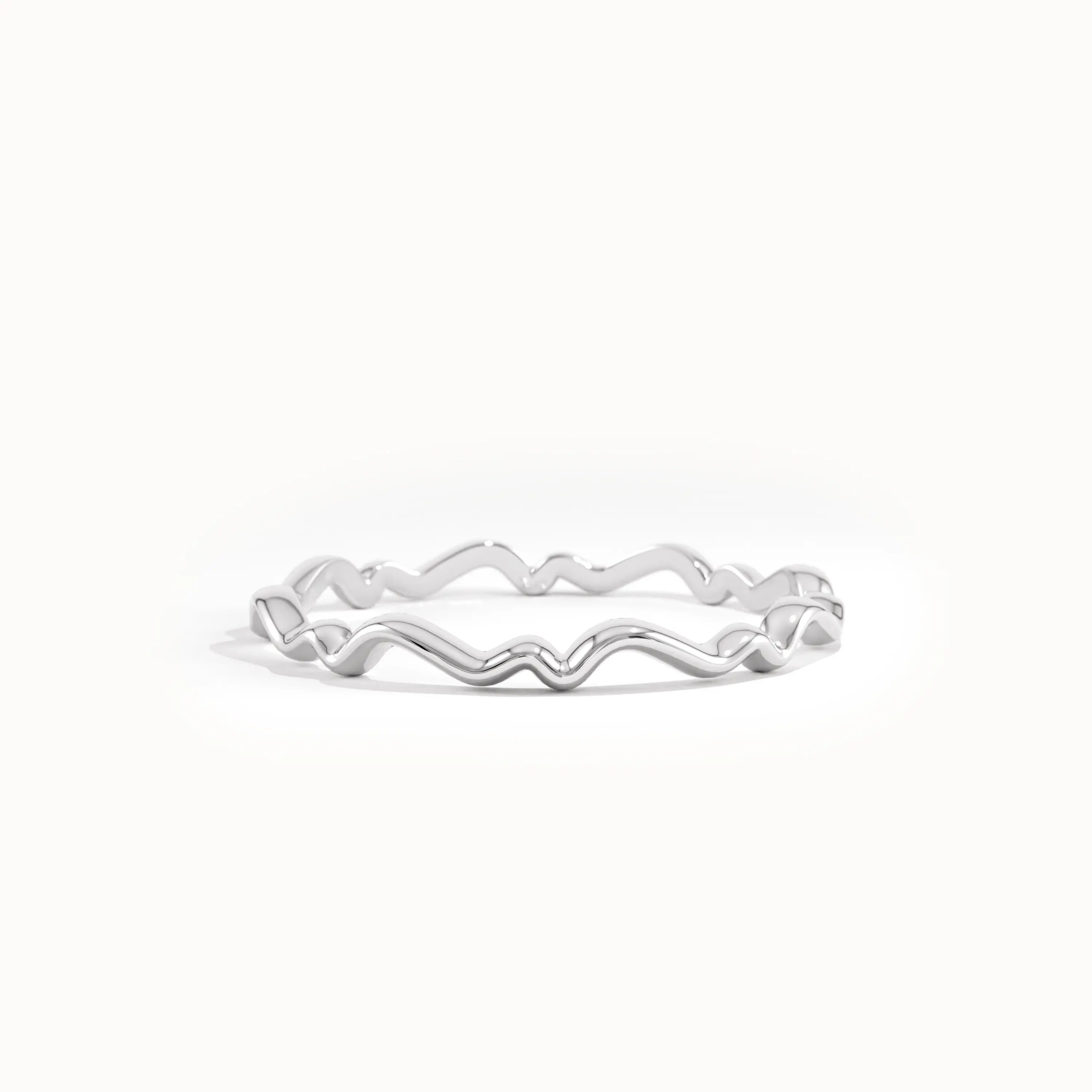 14k Solid Gold Wire Stacking Ring