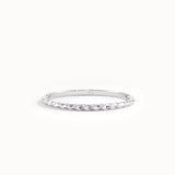 14k Solid Gold Twist Stacking Ring