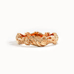 Ivy Leaf Gold Wedding Band - BRENNMORE 