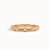 Vintage Wedding Band in 14k Gold - BRENNMORE 