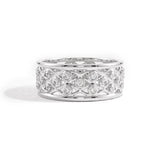 Mesh Wedding Band in Gold