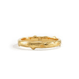 Gold Tree Branch Wedding Band