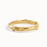Gold Tree Branch Wedding Band