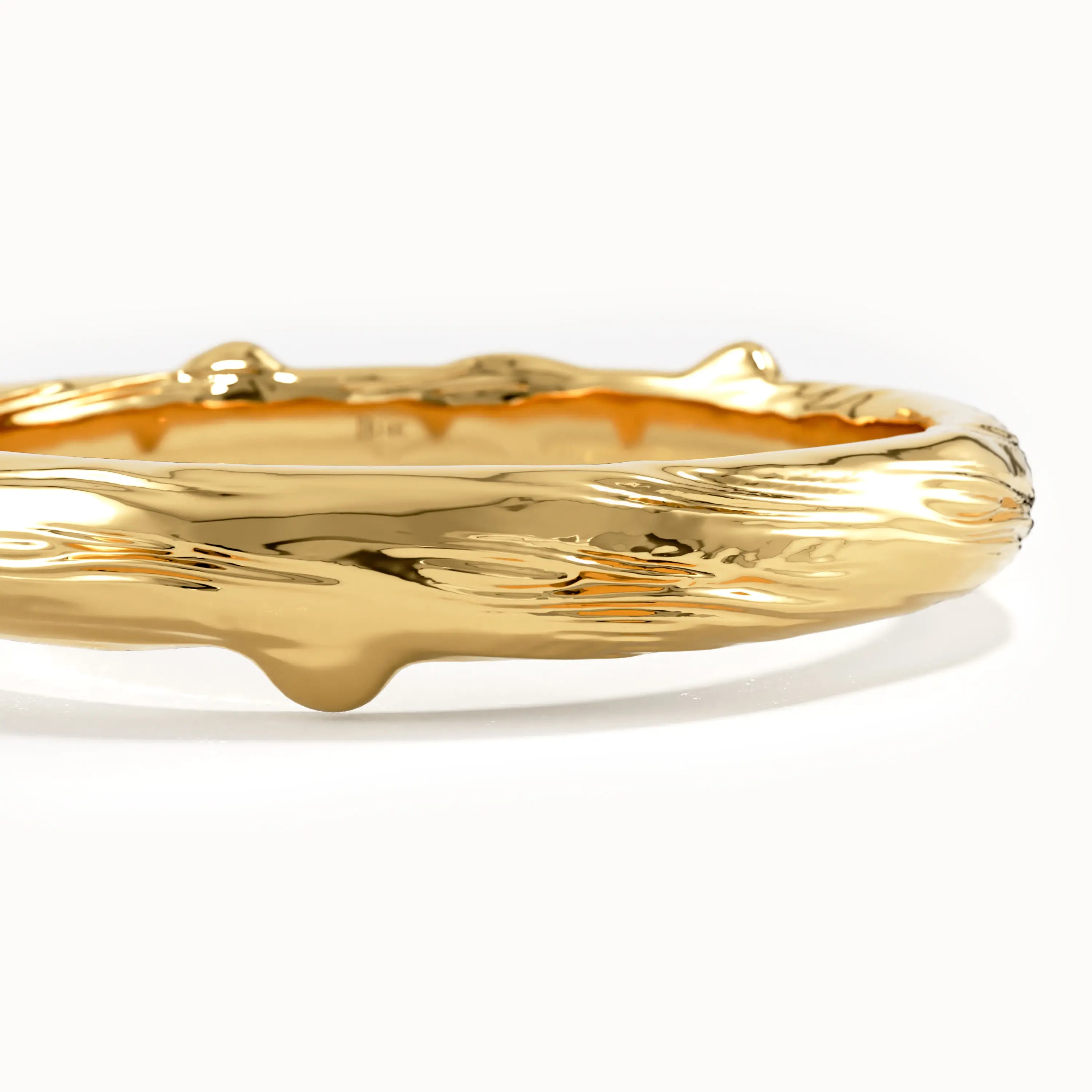 Gold Tree Branch Wedding Band - BRENNMORE 