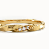 Pave Twist Wedding Band - BRENNMORE 