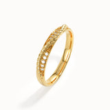 Ups and Downs Pave Wedding Band - BRENNMORE 
