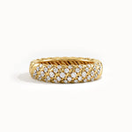 Half Eternity Twisted Wedding Band - BRENNMORE 