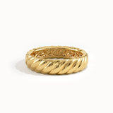 Half Eternity Twisted Wedding Band - BRENNMORE 