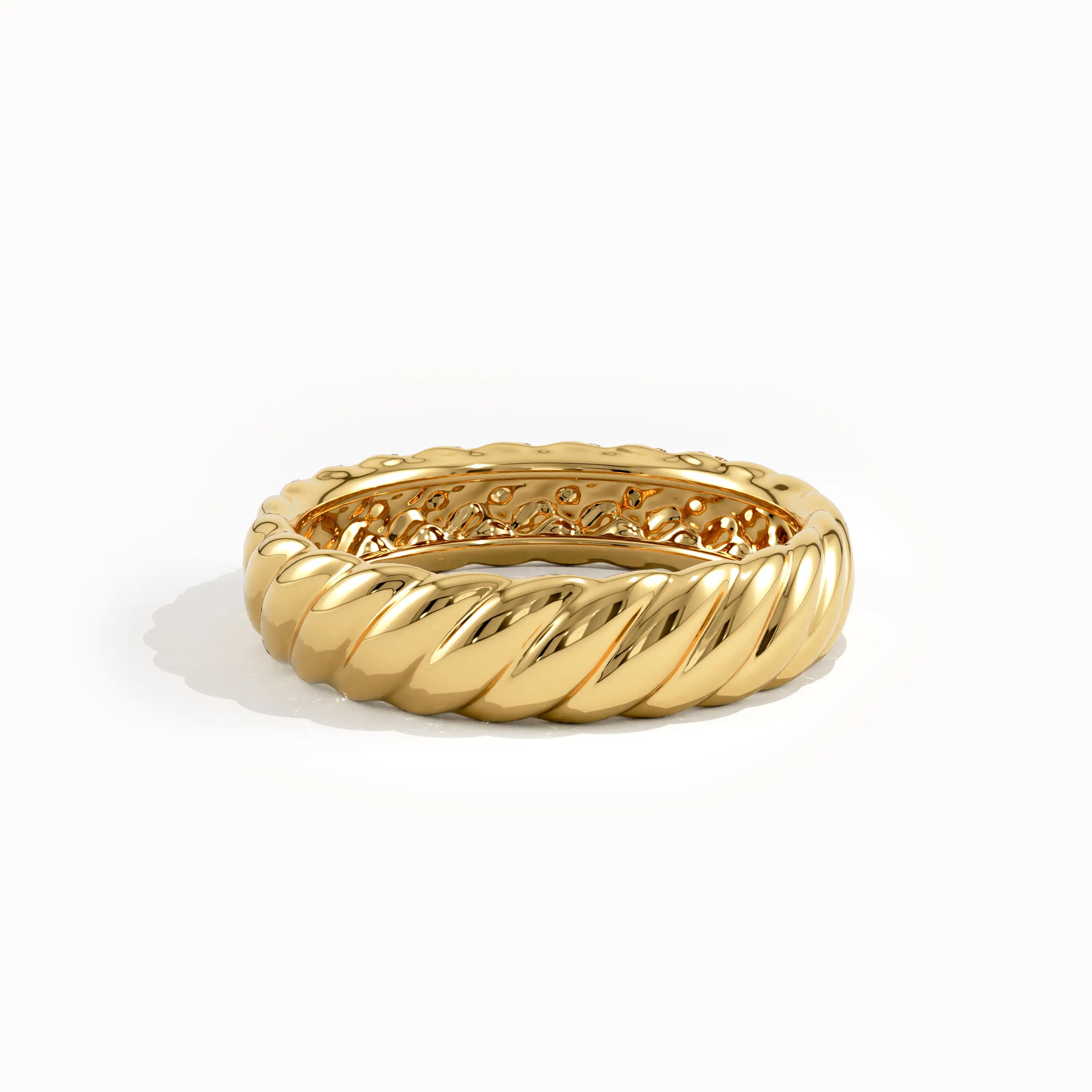 Half Eternity Twisted Wedding Band - BRENNMORE 