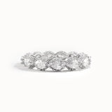 Pear Eternity Unique Gold Wedding Ring - BRENNMORE