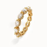 Pear Eternity Unique Wedding Ring - BRENNMORE 