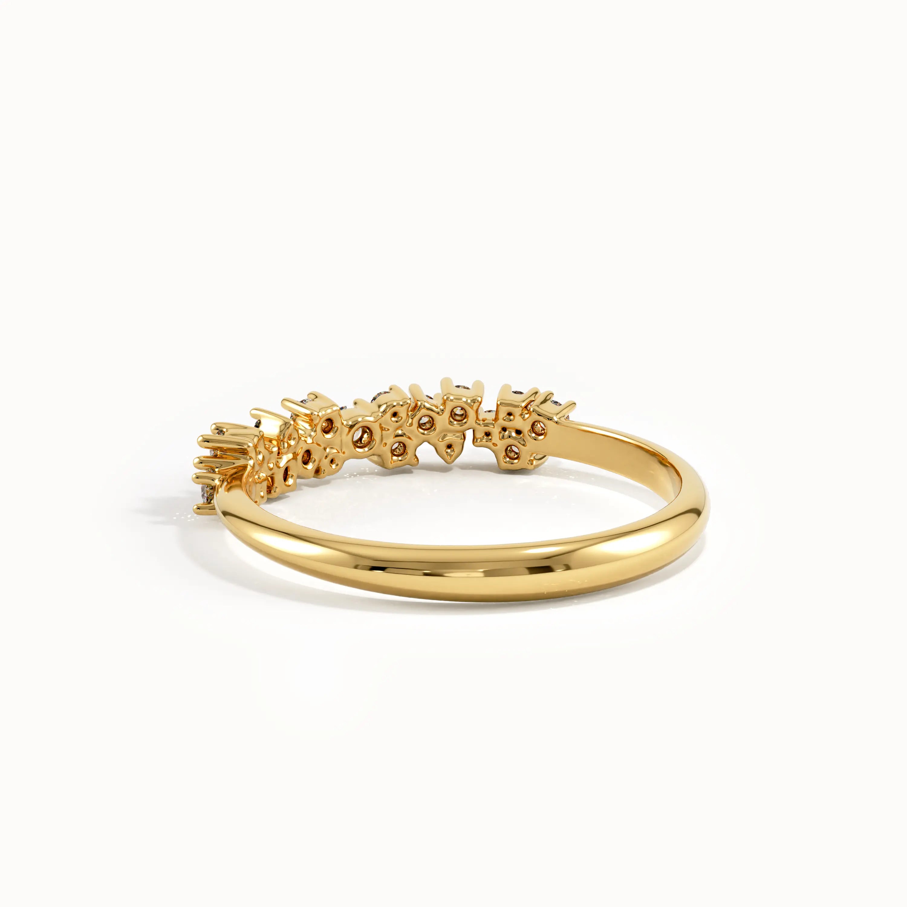 Cluster Lab Diamond Wedding Ring - BRENNMORE 