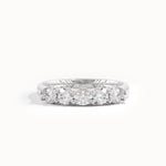 5 Stone Unique Band Wedding Ring - BRENNMORE 