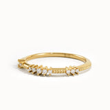 Ultra Thin Pave Lab Diamond Wedding Ring - BRENNMORE