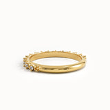 Pave Lab Diamond Wheat Wedding Ring - BRENNMORE 
