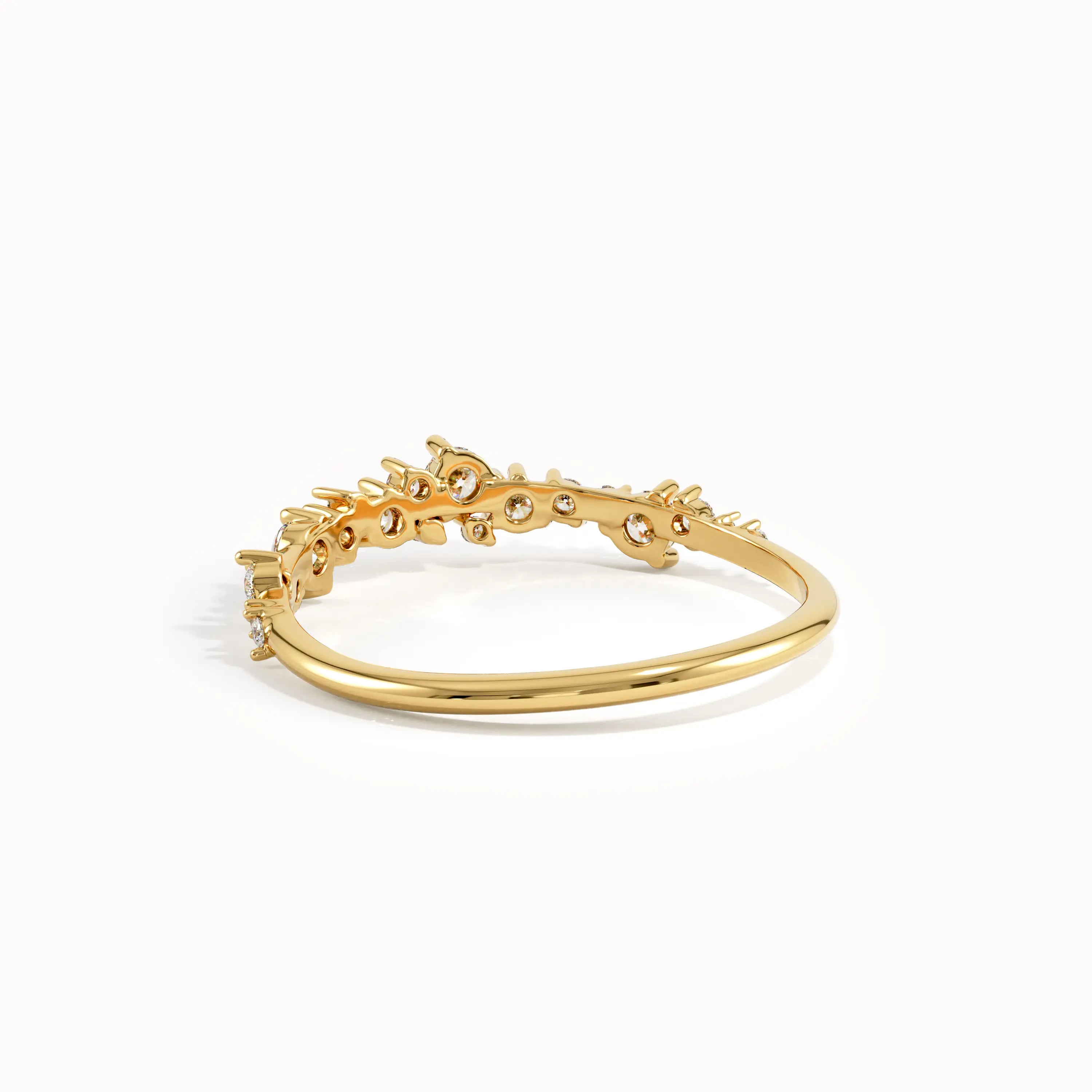 Cluster Lab Diamond Wedding Ring - BRENNMORE 
