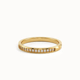 Nature Inspired Two Side Wedding Ring - BRENNMORE 