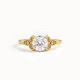 Celtic Solitaire Engagement Ring in Gold