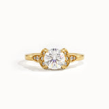 Celtic Solitaire Engagement Ring in Gold - BRENNMORE