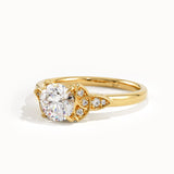Celtic Solitaire Engagement Ring in Gold - BRENNMORE