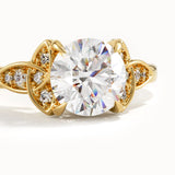 Celtic Solitaire Engagement Ring in Gold