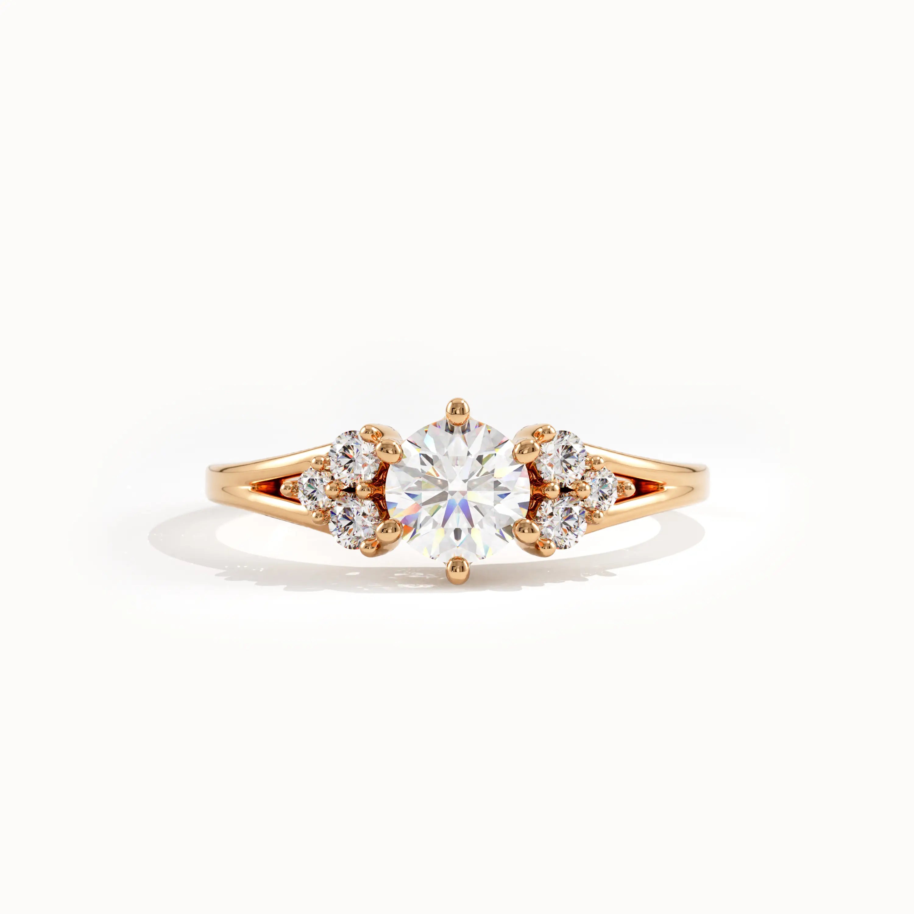 14k Gold Dainty Engagement Ring - BRENNMORE