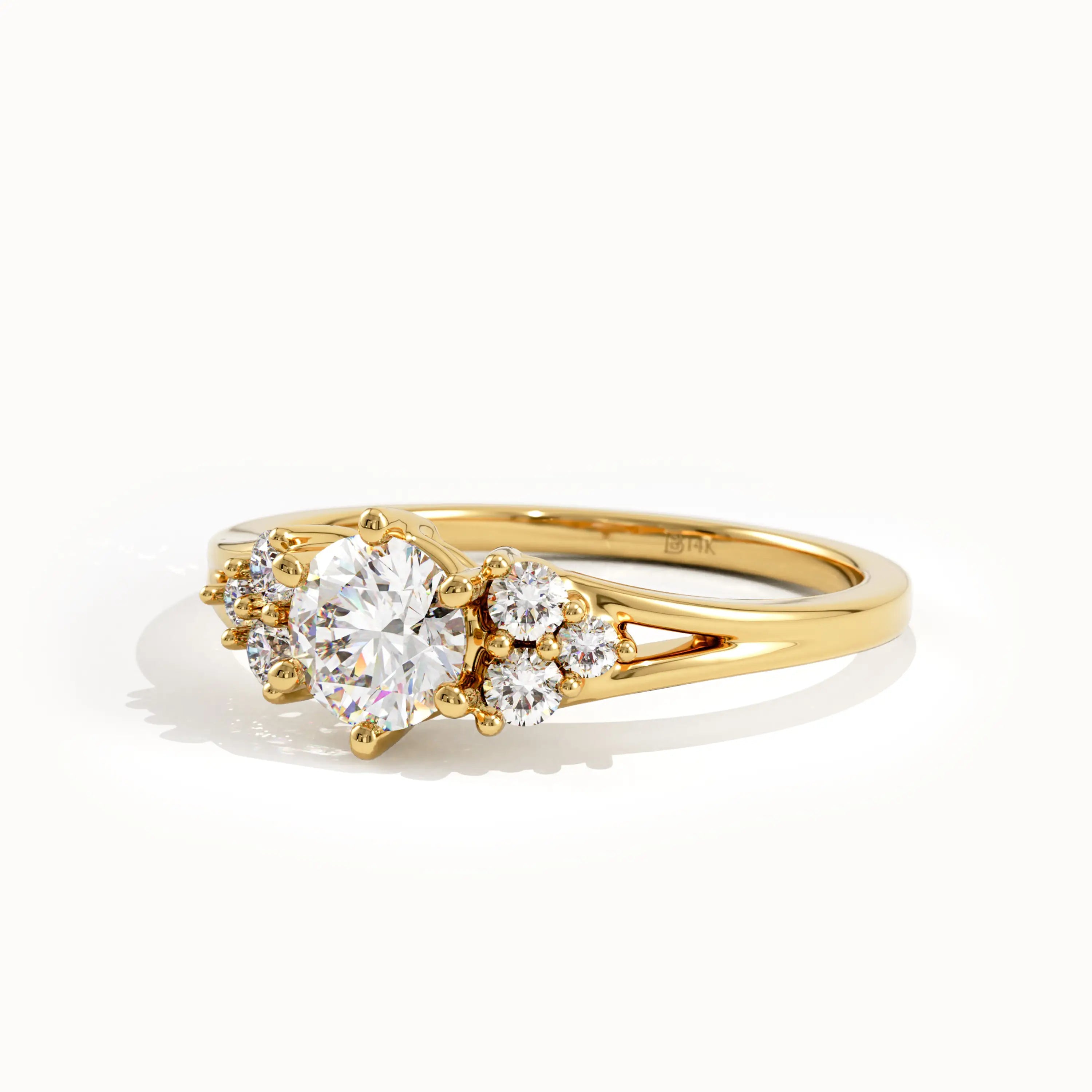 14k Gold Dainty Engagement Ring - BRENNMORE
