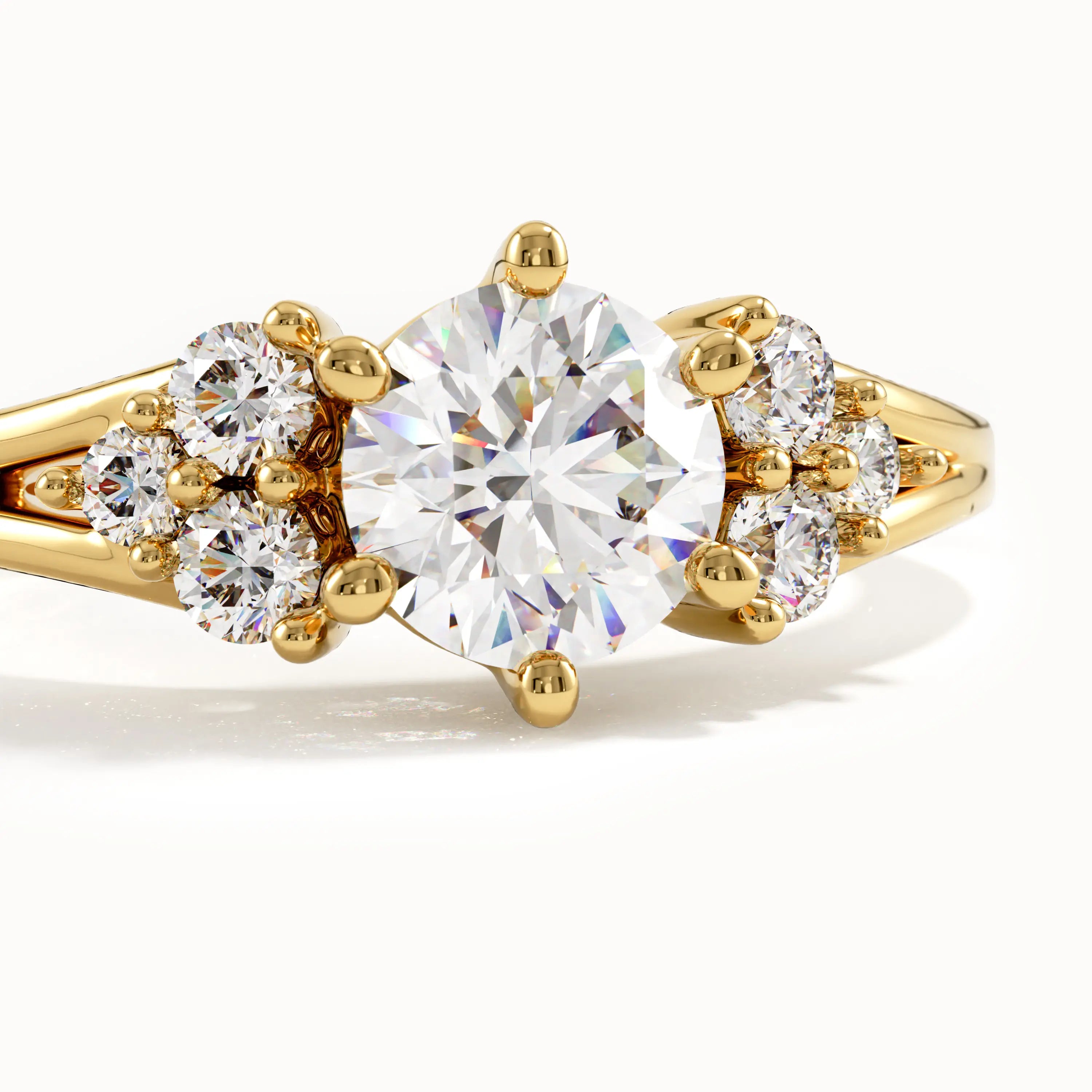 14k Gold Dainty Engagement Ring - BRENNMORE