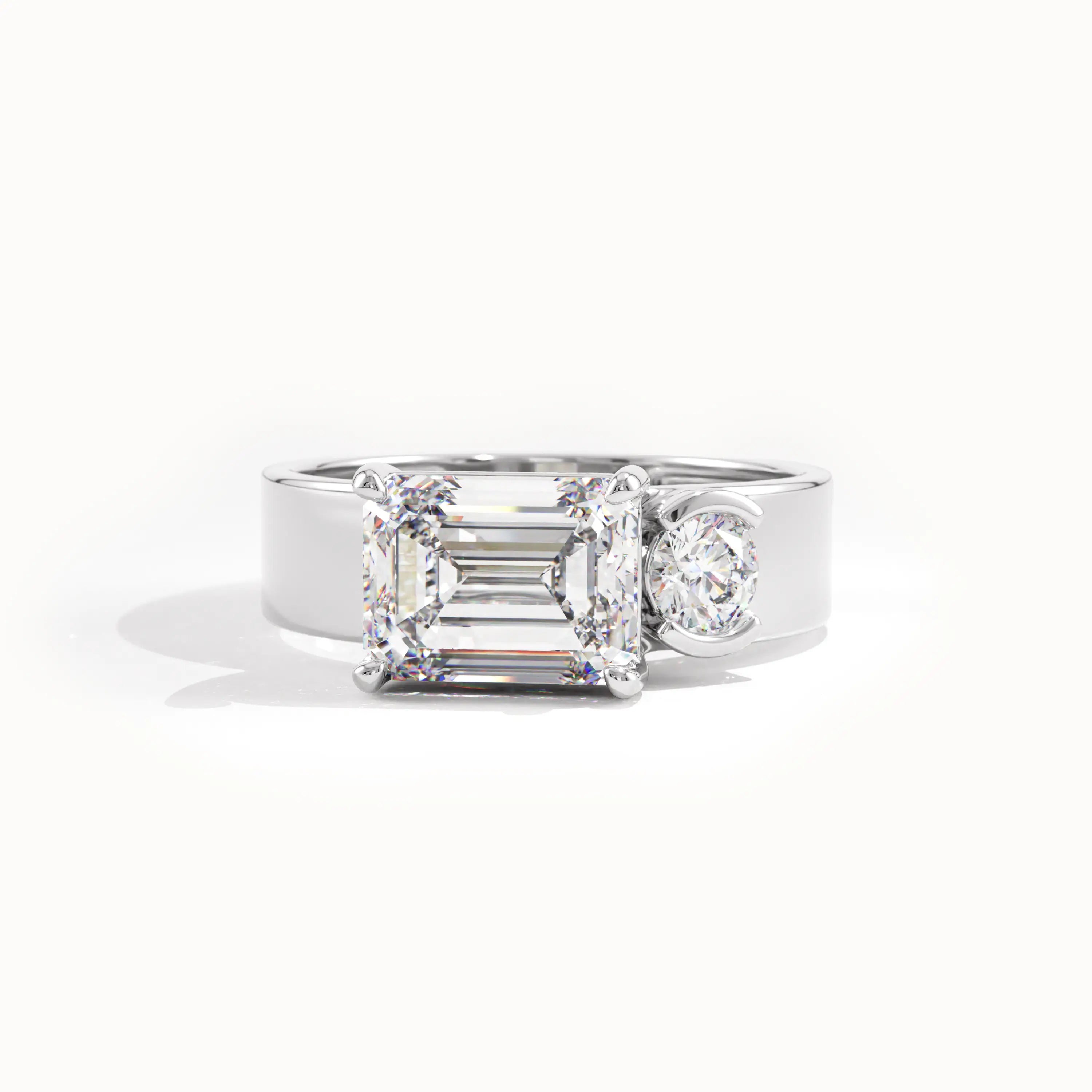 Bold Toi et Moi Engagement Ring - BRENNMORE