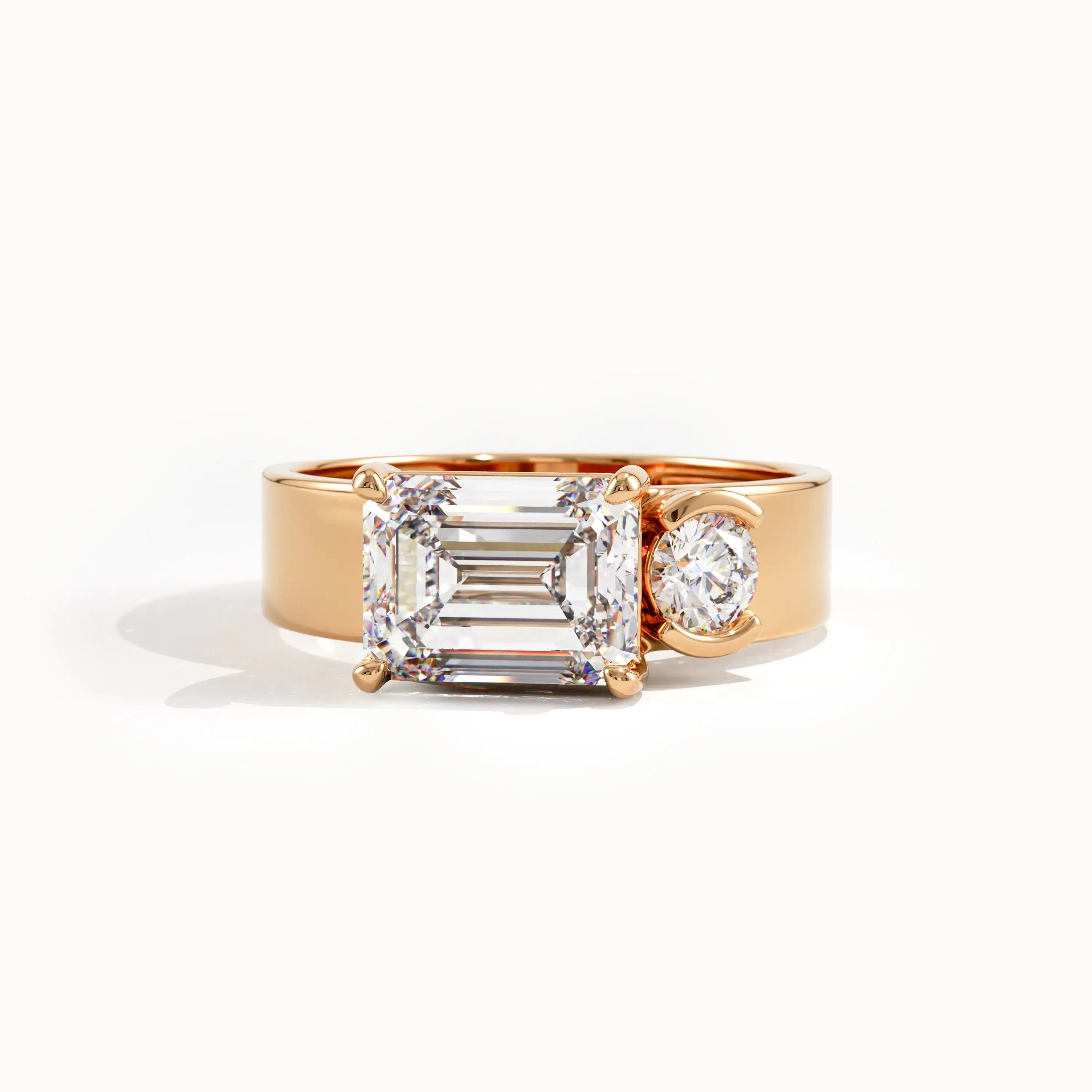 Bold Toi et Moi Engagement Ring - BRENNMORE