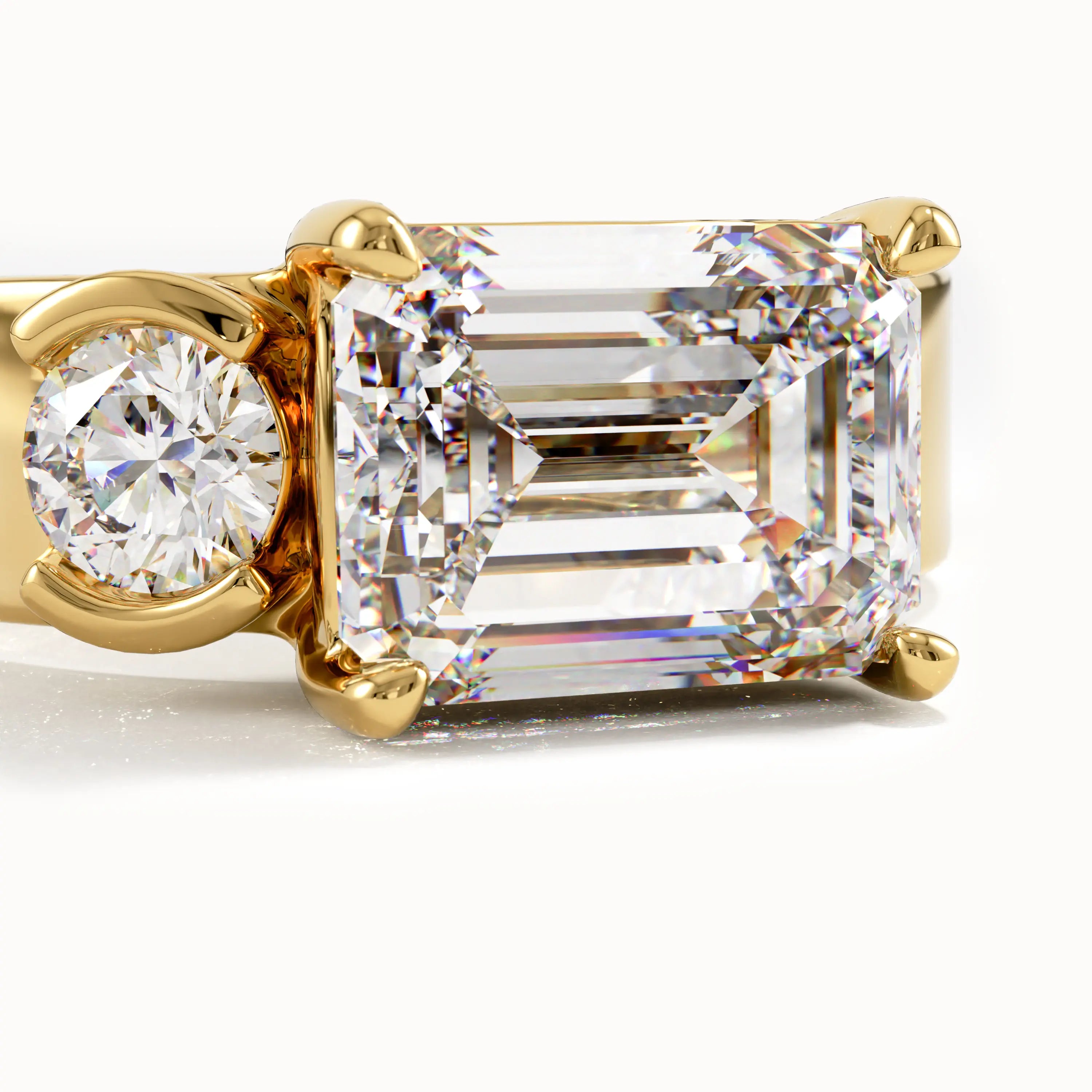Bold Toi et Moi Engagement Ring - BRENNMORE 