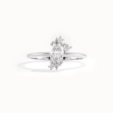 Solitaire Marquise Engagement Ring in Gold