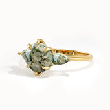 Natural Moss Agate Gemstone Ring - BRENNMORE
