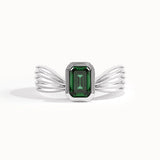 Vintage Design Emerald Gemstone Ring - BRENNMORE