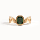 Vintage Design Emerald Gemstone Ring - BRENNMORE