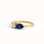 Toi et Moi Sapphire Gemstone Ring - BRENNMORE 