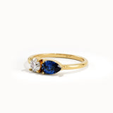 Toi et Moi Sapphire Gemstone Ring - BRENNMORE 