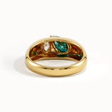 Toi et Moi Topaz Gemstone Ring